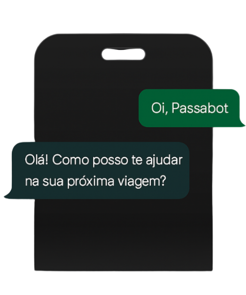 É só mandar um oi